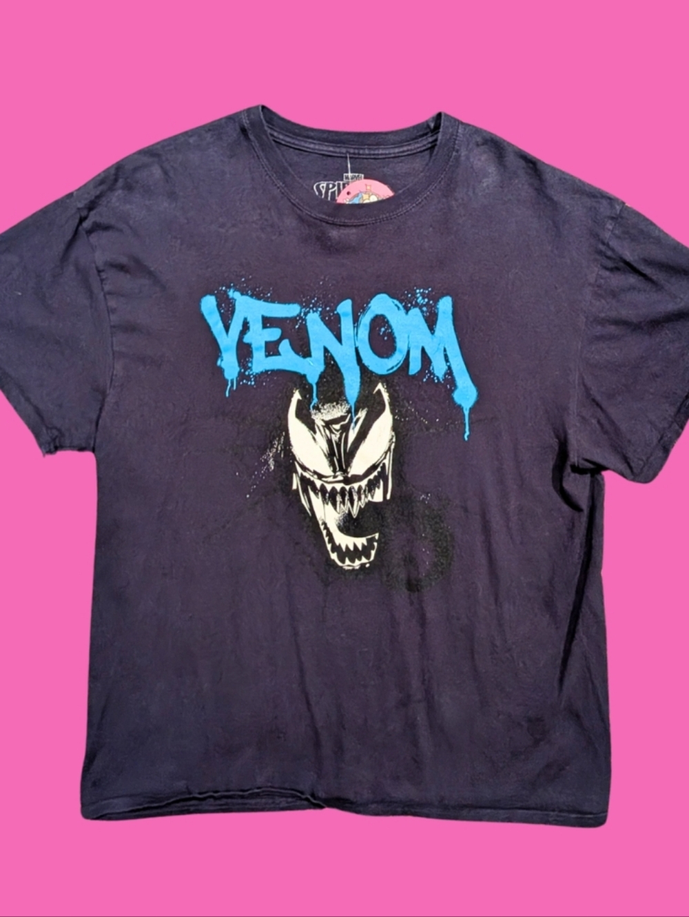 Marvel Spider-Man Venom Blue T-Shirt Size XL